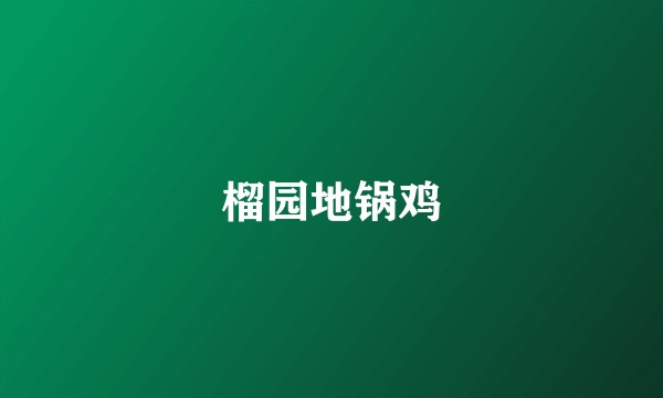榴园地锅鸡