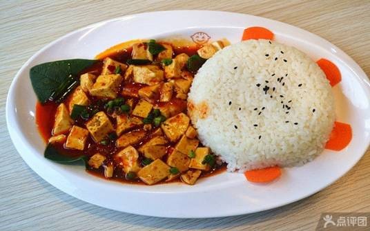麻婆豆腐盖浇饭