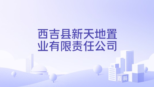 西吉县新天地置业有限责任公司