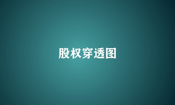 股权穿透图