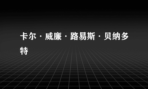 卡尔·威廉·路易斯·贝纳多特