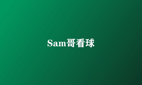 Sam哥看球