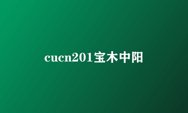 cucn201宝木中阳