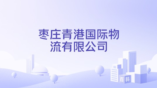 枣庄青港国际物流有限公司