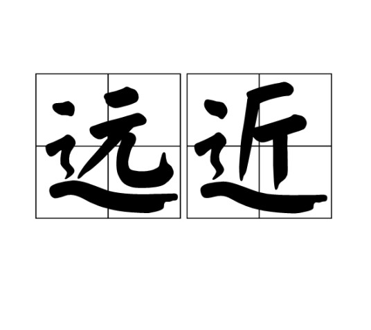 远近（汉语词语）