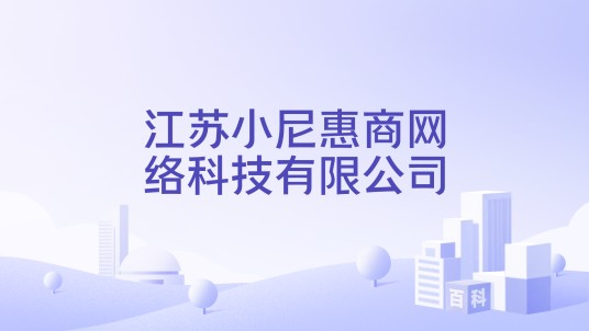 江苏小尼惠商网络科技有限公司