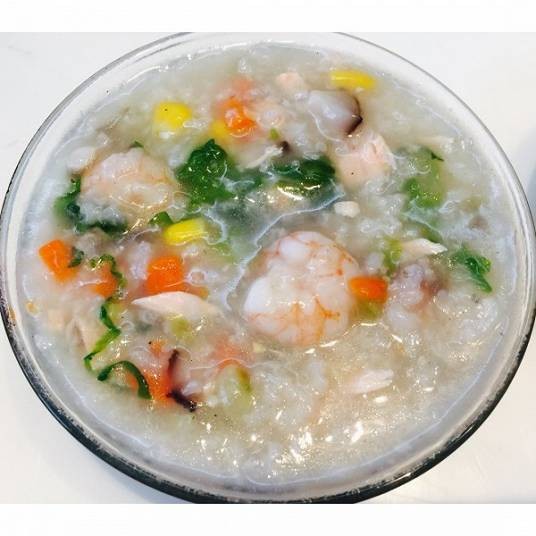 蔬菜虾仁粥