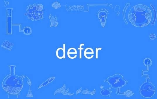 defer
