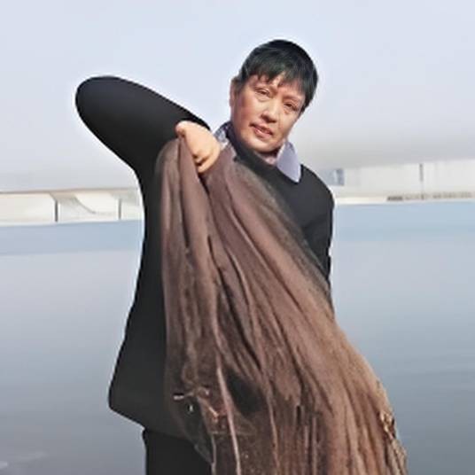 农村渔夫黎明