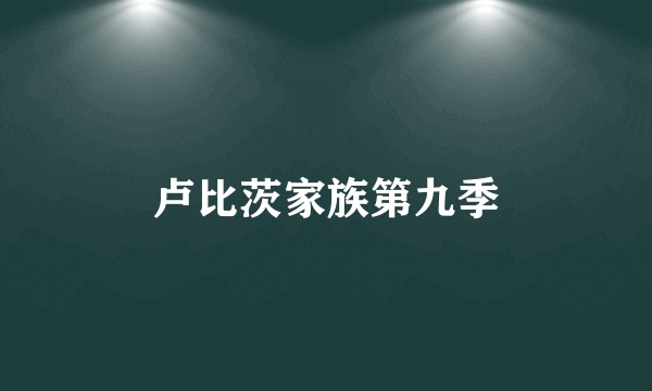 卢比茨家族第九季