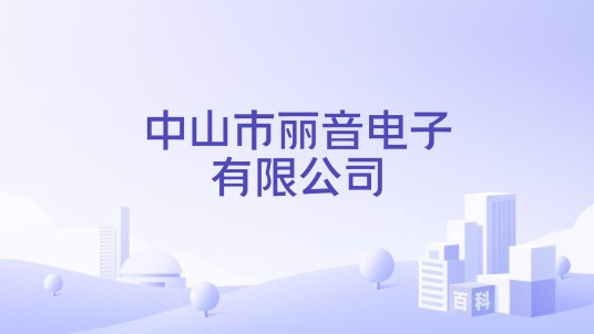 中山市丽音电子有限公司