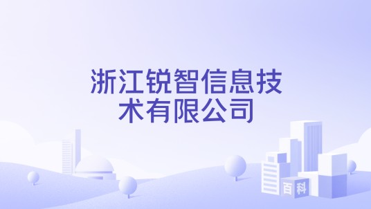 浙江锐智信息技术有限公司