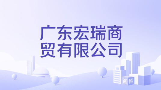 广东宏瑞商贸有限公司