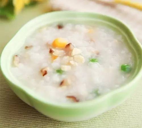 核桃鸡肉粥