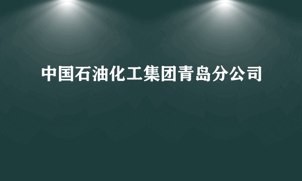 中国石油化工集团青岛分公司