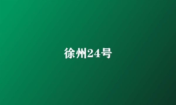 徐州24号