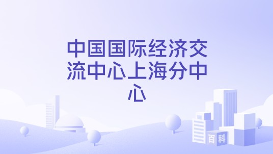 中国国际经济交流中心上海分中心