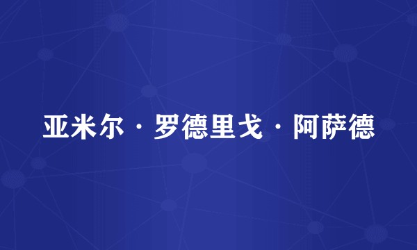亚米尔·罗德里戈·阿萨德