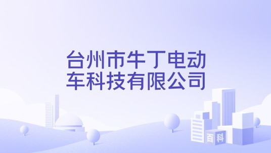 台州市牛丁电动车科技有限公司
