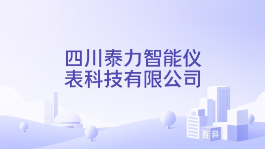 四川泰力智能仪表科技有限公司