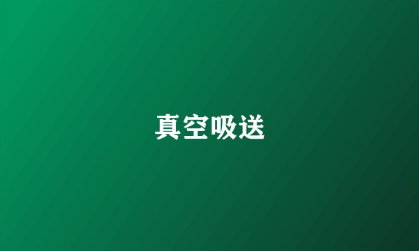 真空吸送