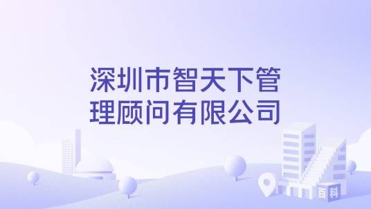 深圳市智天下管理顾问有限公司