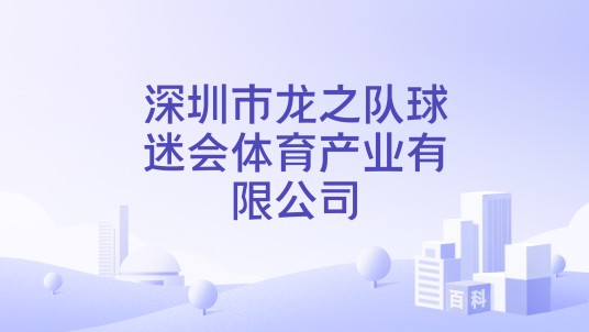 深圳市龙之队球迷会体育产业有限公司