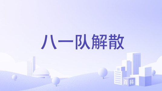 八一队解散