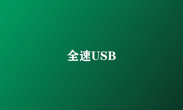 全速USB