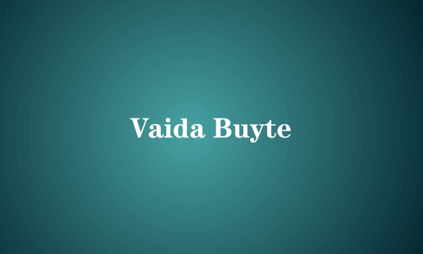 Vaida Buyte