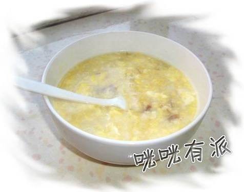 蛋花牛肉粥