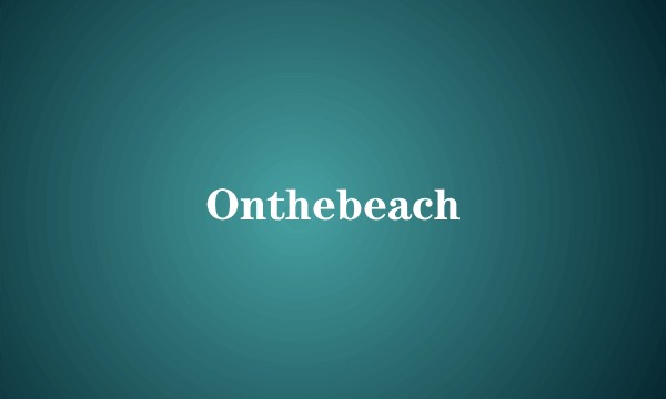 Onthebeach