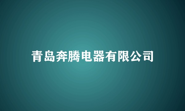 青岛奔腾电器有限公司