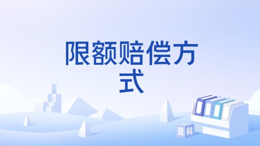 限额赔偿方式