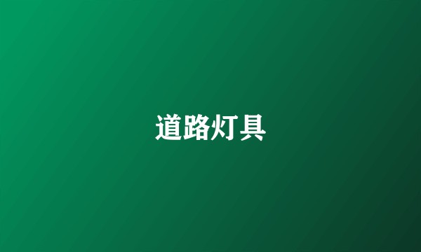 道路灯具