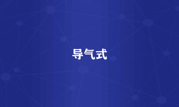导气式