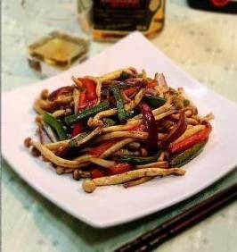 干煸蘑菇