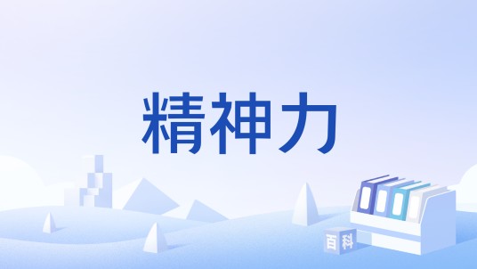 精神力（人类主观能动性的具体体现）