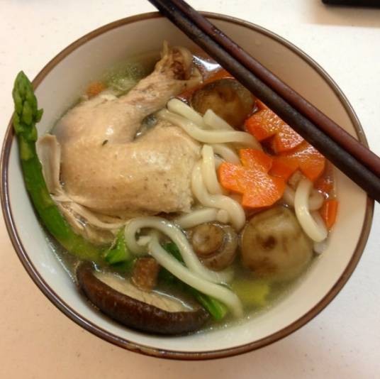 香菇炖鸡面