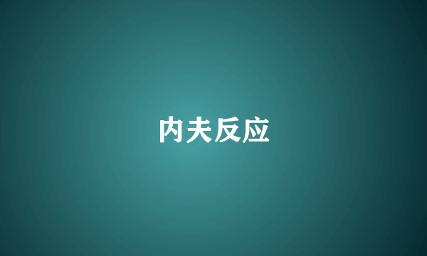 内夫反应