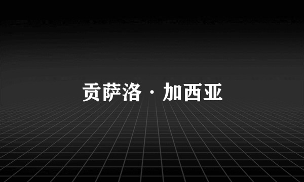 贡萨洛·加西亚