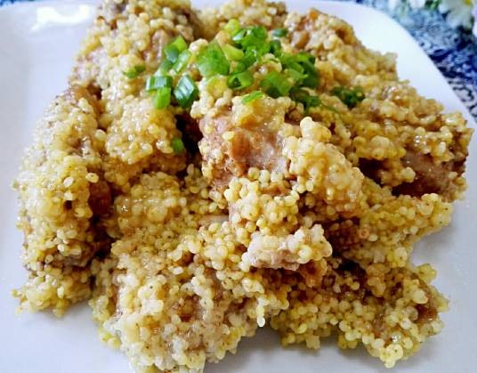 小米蒸排骨