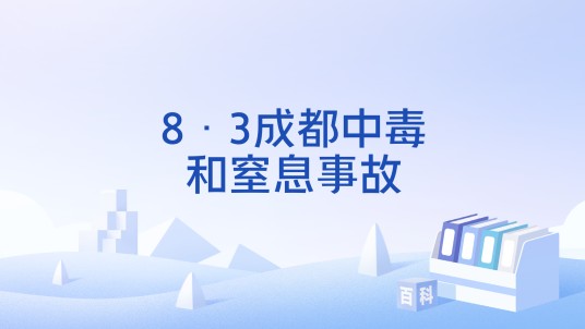 8·3成都中毒和窒息事故
