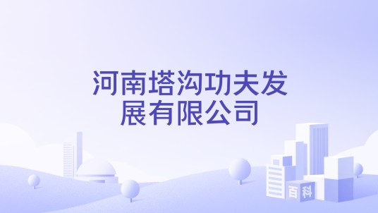 河南塔沟功夫发展有限公司