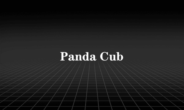 Panda Cub