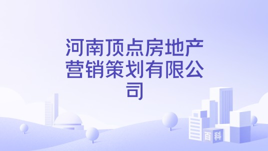 河南顶点房地产营销策划有限公司