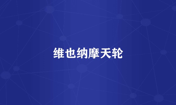 维也纳摩天轮