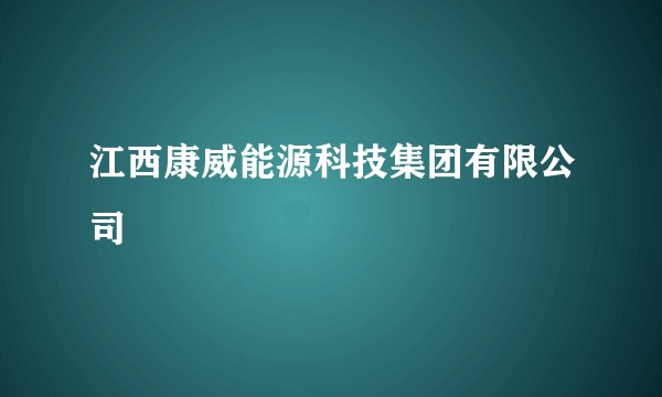 江西康威能源科技集团有限公司
