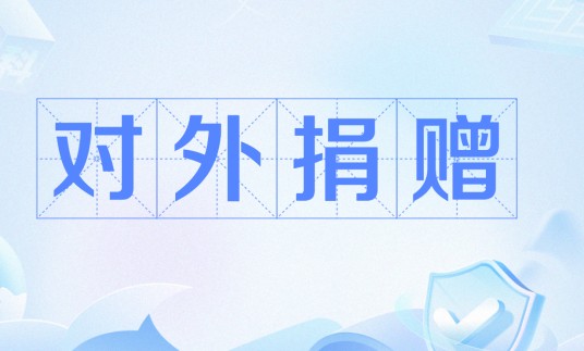 对外捐赠
