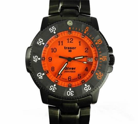 Traser P6504 Diver Orange